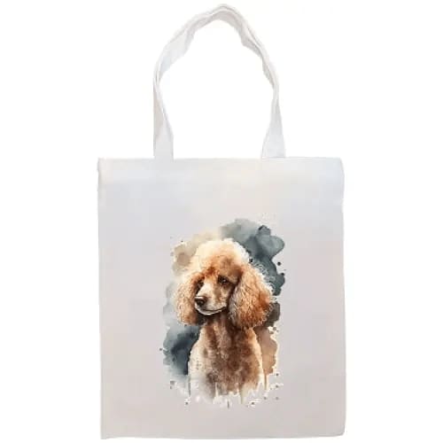 Poodle Canvas Tote Bag - Poodle