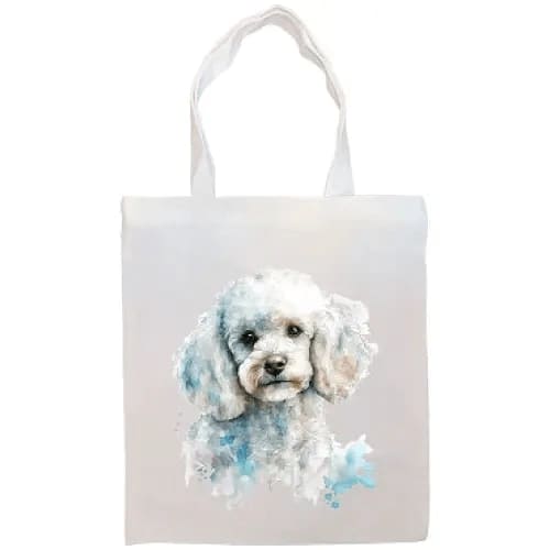 Poodle Canvas Tote Bag - Poodle