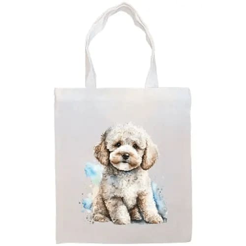 Poodle Canvas Tote Bag - Poodle