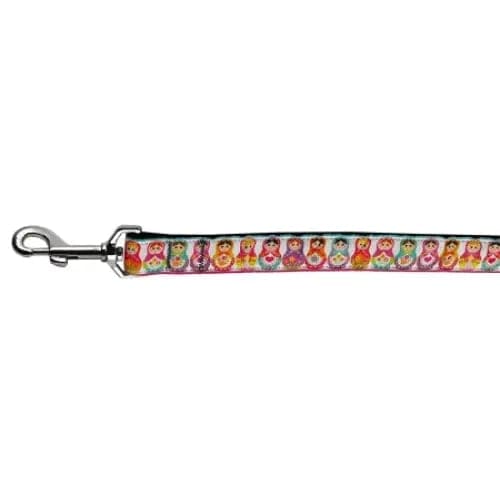 Pretty Nesting Dolls Nylon Dog Collar & Leash - Dog Collars