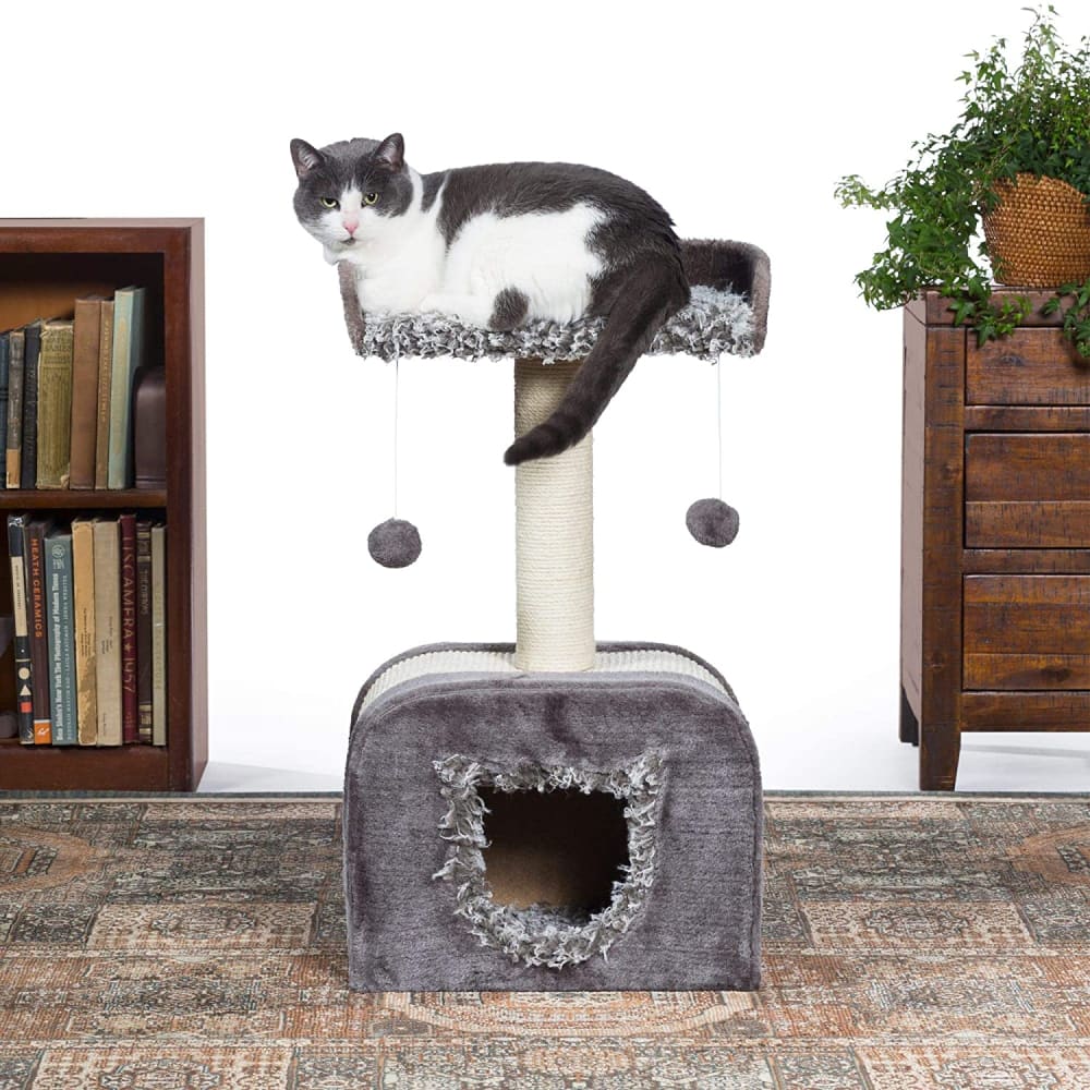 Prevue Pet Products Kitty Power Paws Shag Hideaway - Cat