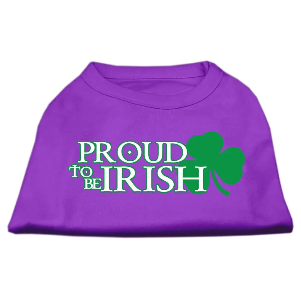 Proud To Be Irish Screen Print Pet Shirt - Screen Print