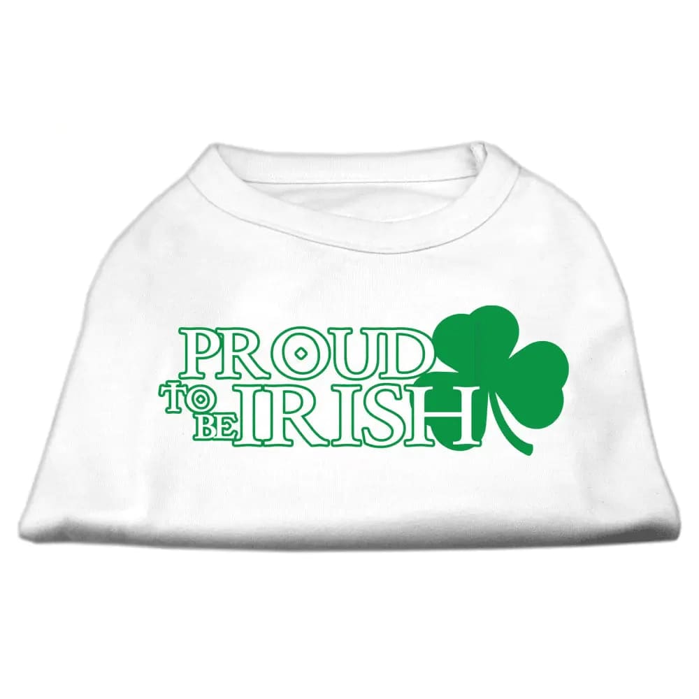 Proud To Be Irish Screen Print Pet Shirt - Screen Print