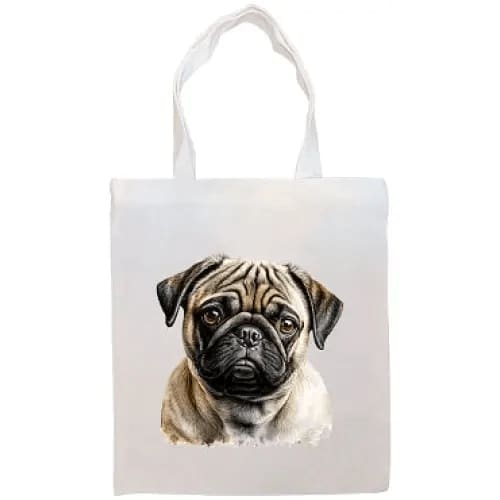 Pug Canvas Tote Bag - Pug