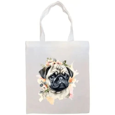 Pug Canvas Tote Bag - Pug