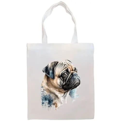 Pug Canvas Tote Bag - Pug