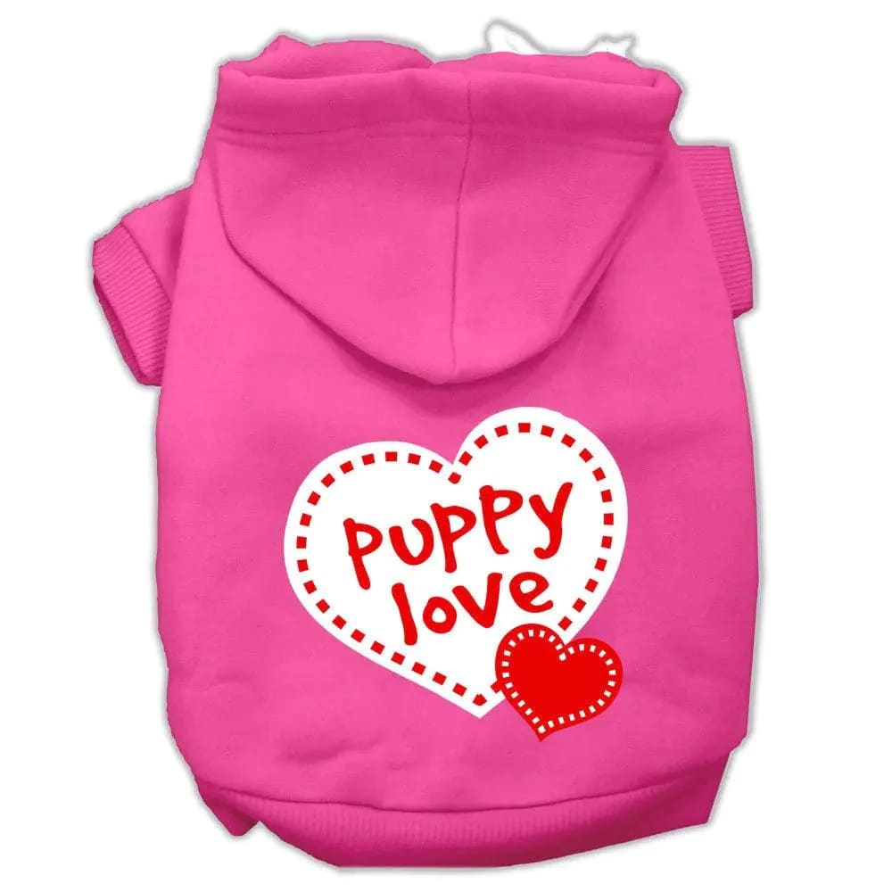 Puppy Love Screen Print Pet Hoodies - Screen Print Hoodies