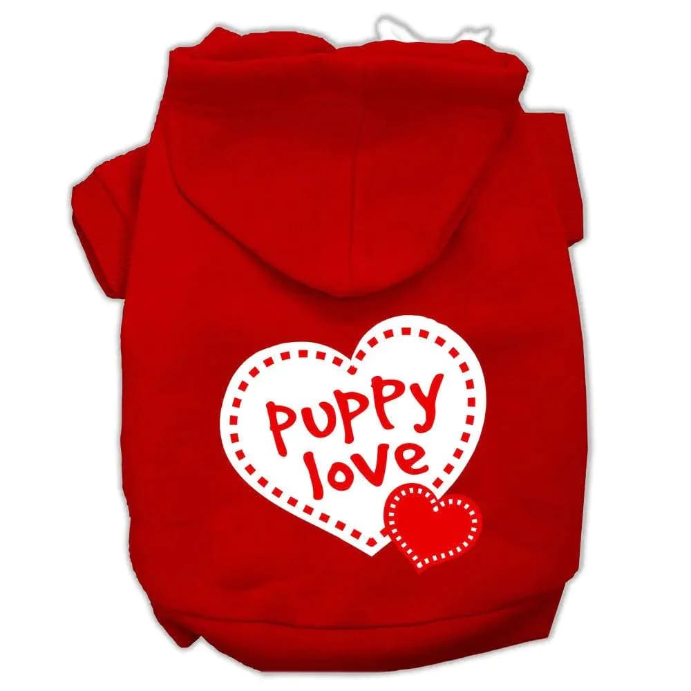 Puppy Love Screen Print Pet Hoodies - Screen Print Hoodies