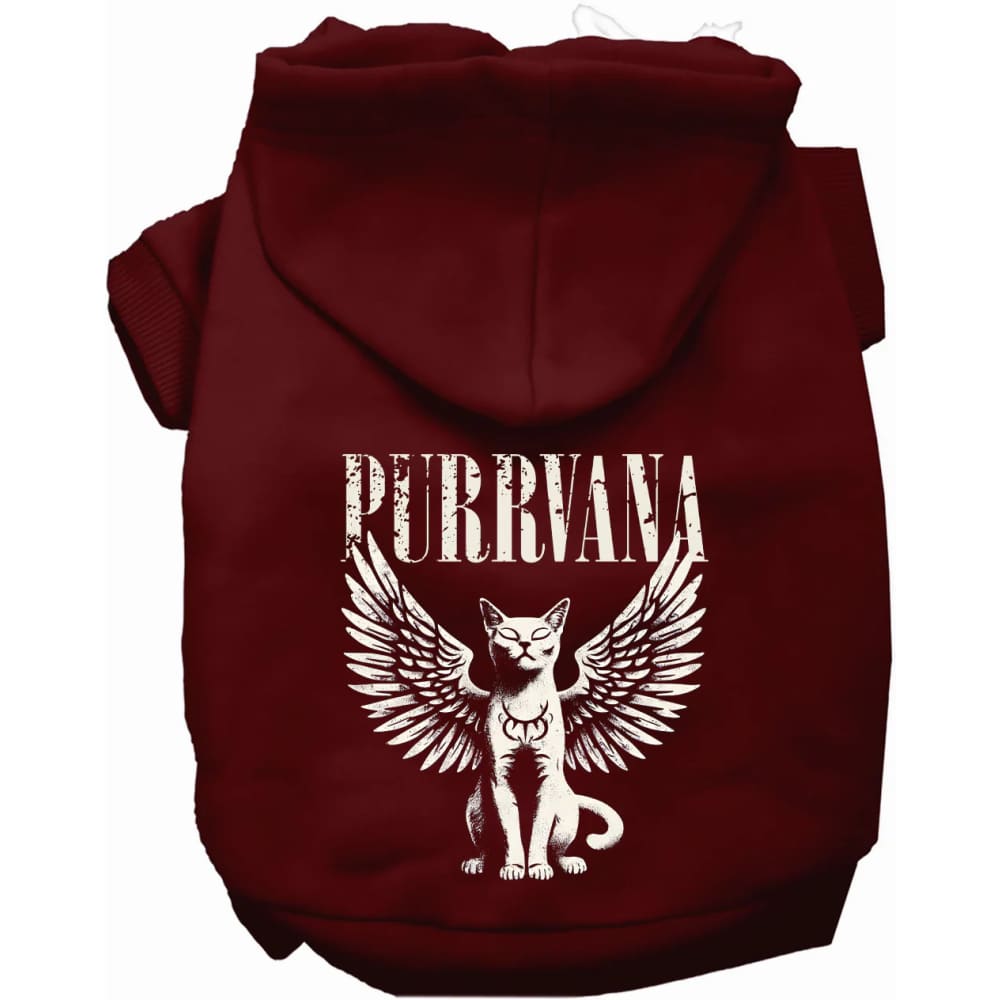 Purrvana Pet Hoodie - Screen Print Hoodies