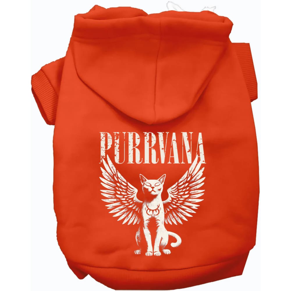 Purrvana Pet Hoodie - Screen Print Hoodies