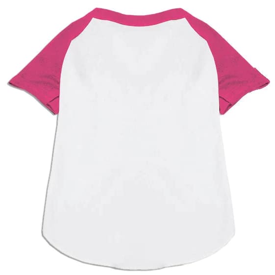 Raglan Baseball Team Pet Shirt ’Custom Names & Numbers’