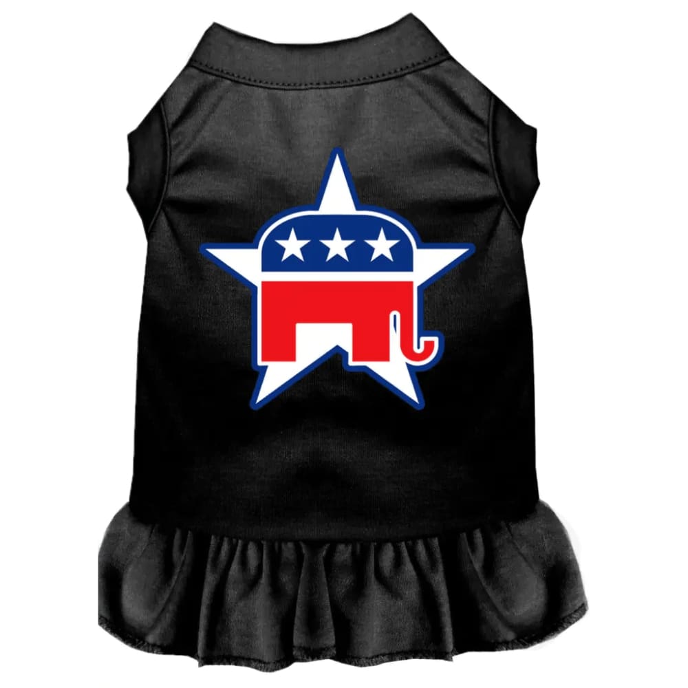 Republican Screen Print Pet Dress - Screen Print Dog Dresses