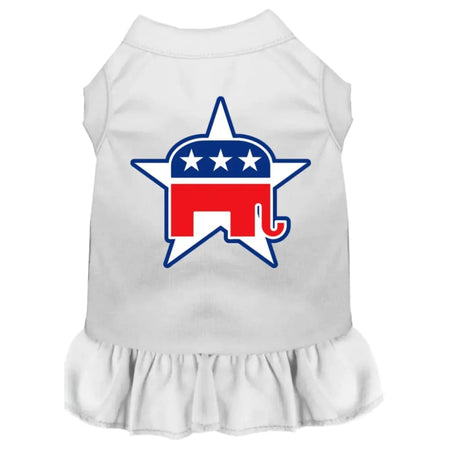 Republican Screen Print Pet Dress - Screen Print Dog Dresses