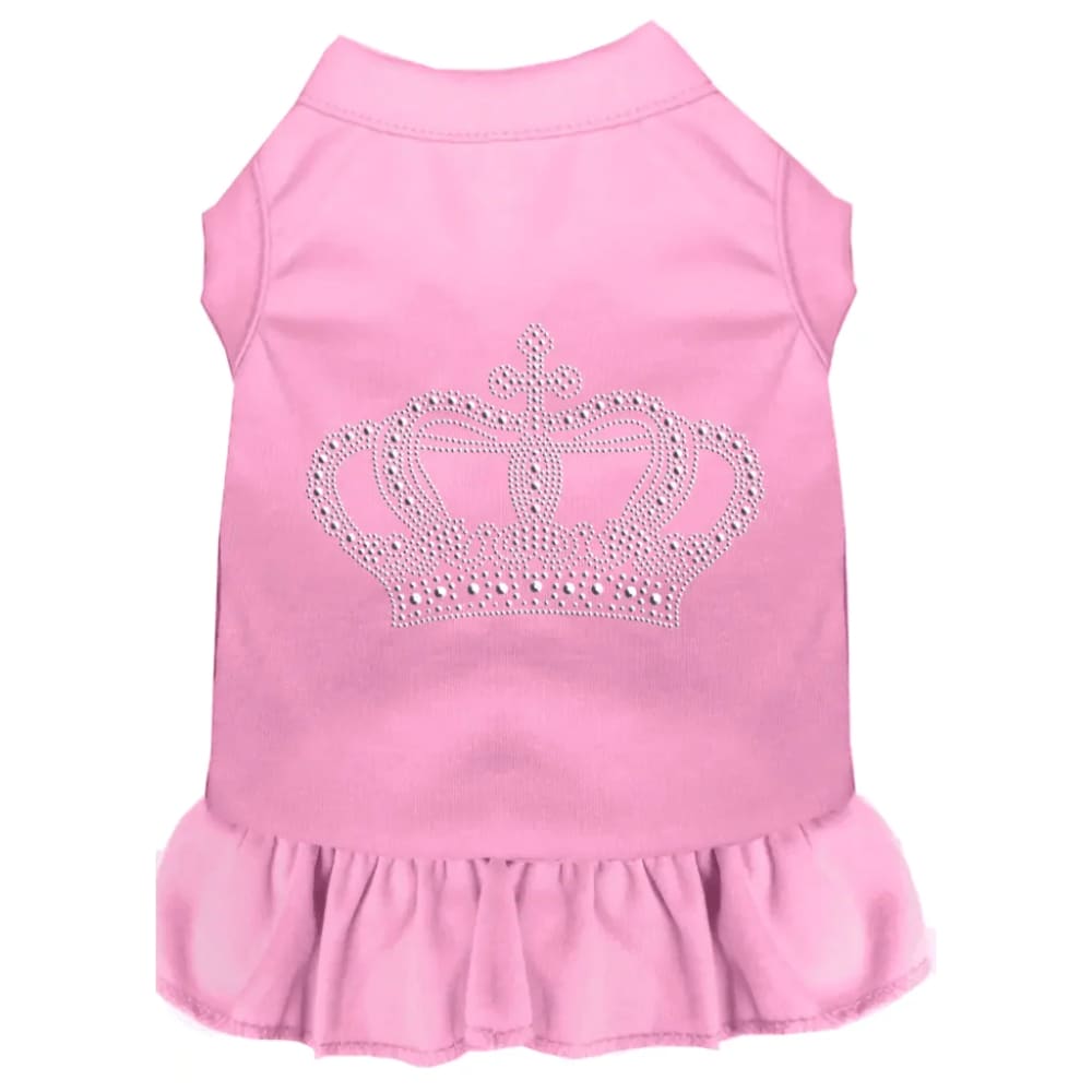 Rhinestone Crown Rhinestone Pet Dress - Rhinestone Dresses