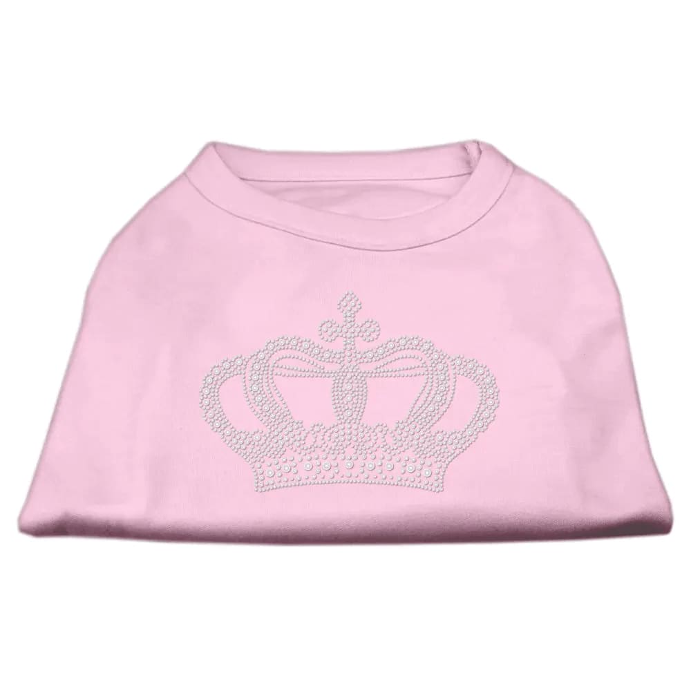 Rhinestone Crown Pet Shirt - Rhinestone Pet Shirts