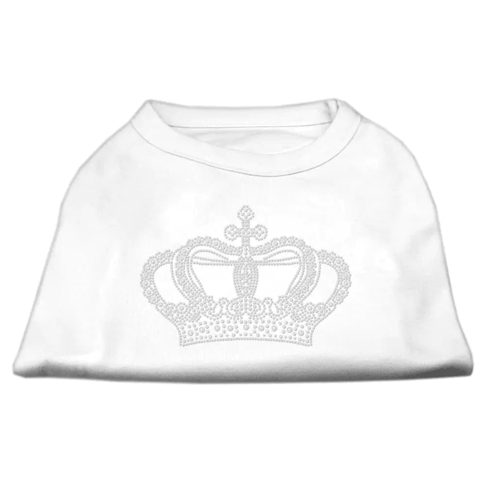 Rhinestone Crown Pet Shirt - Rhinestone Pet Shirts