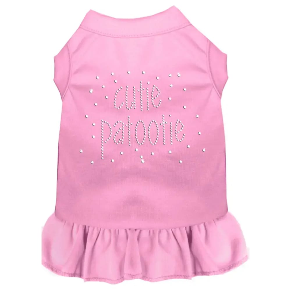 Rhinestone Cutie Patootie Pet Dress - Rhinestone Dresses