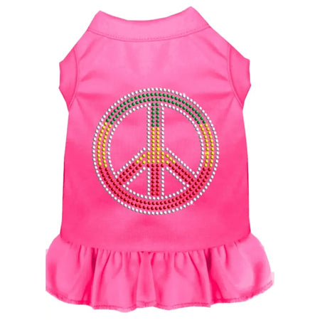 Rhinestone Rasta Peace Dog Dress - Rhinestone Dresses