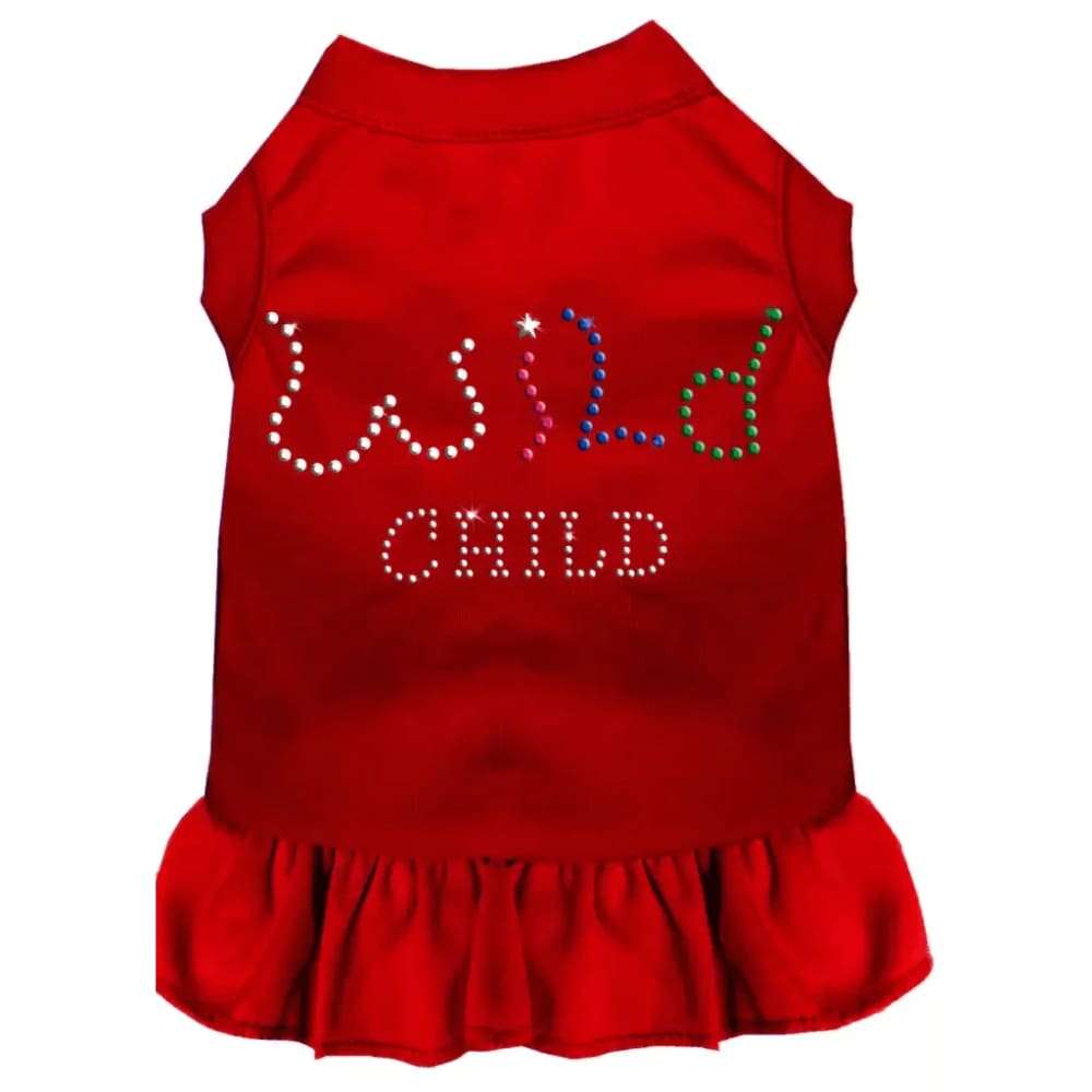 Rhinestone Wild Child Pet Dress - Rhinestone Dresses