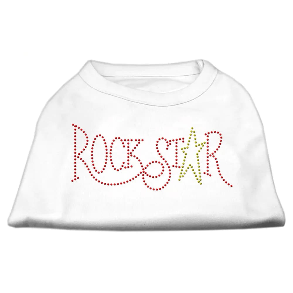 Rockstar Rhinestone Pet Shirt - Rhinestone Pet Shirts