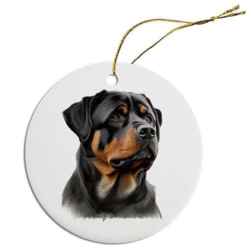 Rottweiler Christmas Ornaments - Ornaments