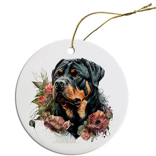 Rottweiler Christmas Ornaments - Ornaments