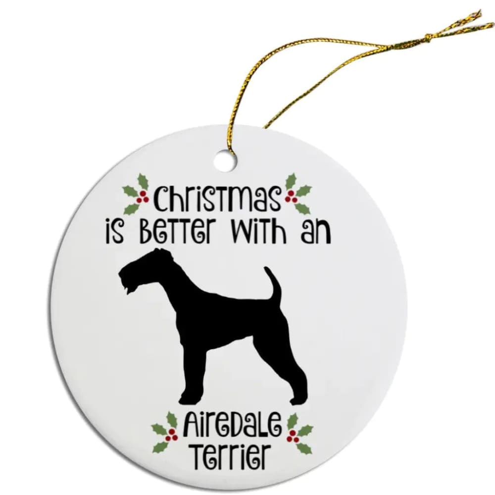 Airedale Terrier Christmas Ornament - Ornaments