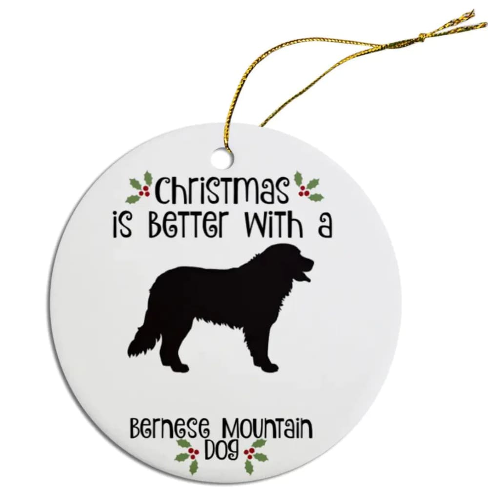 Bernese Mountain Dog Christmas Ornaments - Ornaments