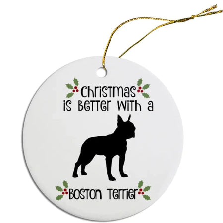 Boston Terrier Christmas Ornaments - Ornaments