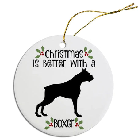 Boxer Christmas Ornaments - Ornaments