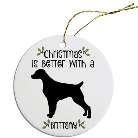 Brittany Spaniel Christmas Ornaments - Ornaments