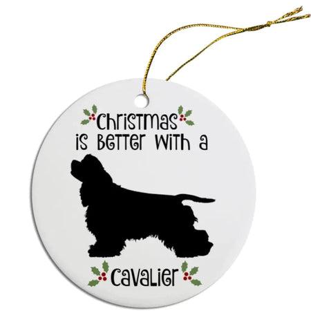 Cavalier King Charles Spaniel Christmas Ornaments