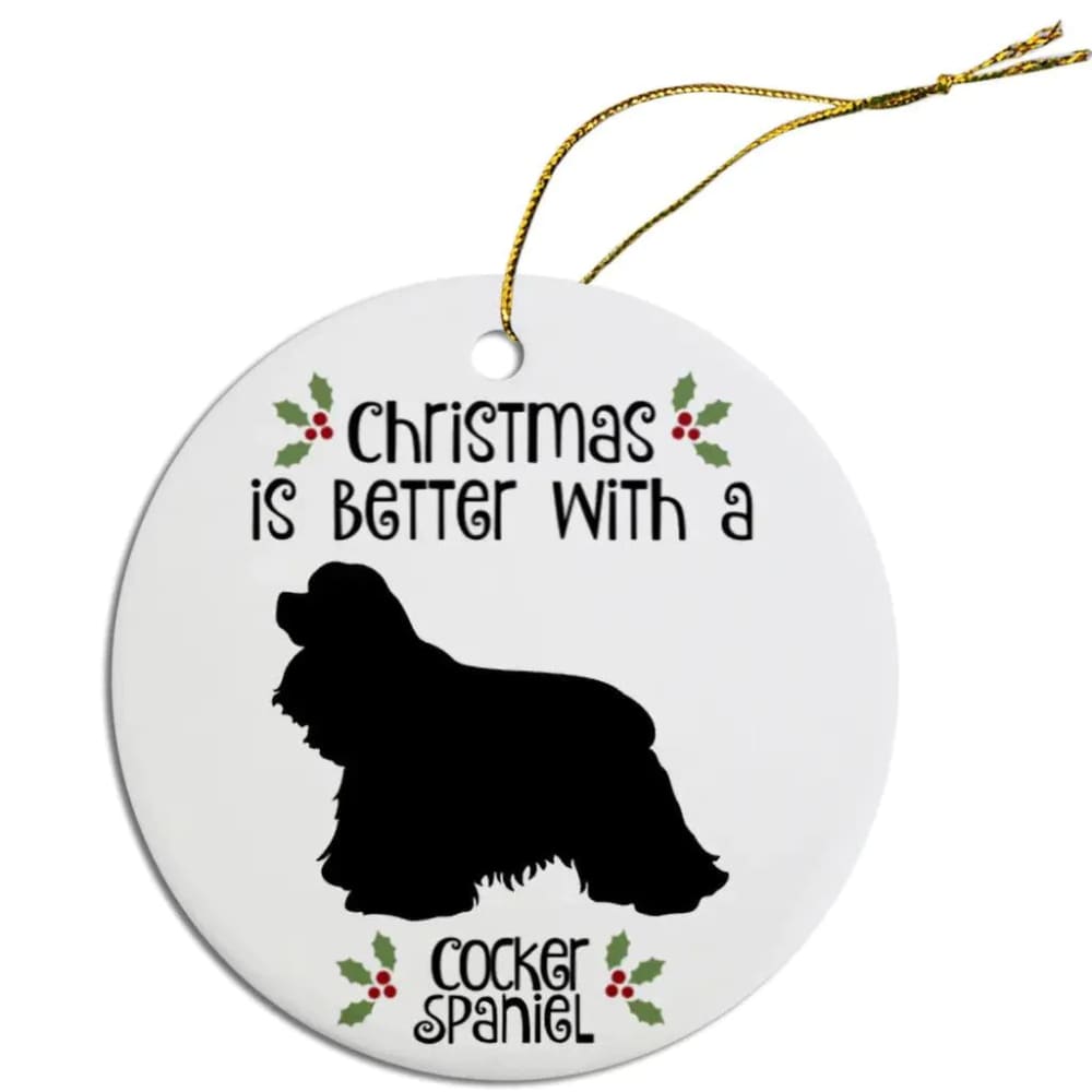 Cocker Spaniel Christmas Ornaments - Ornaments