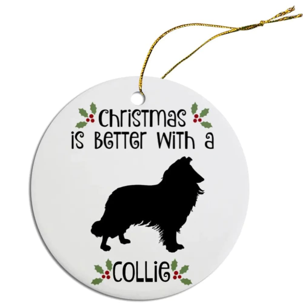 Collie Christmas Ornaments - Ornaments