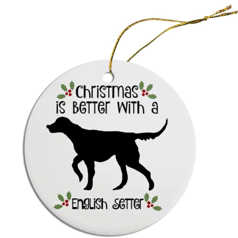 English Setter Christmas Ornaments - Ornaments