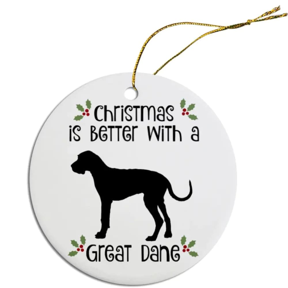 Great Dane Christmas Ornaments - Ornaments