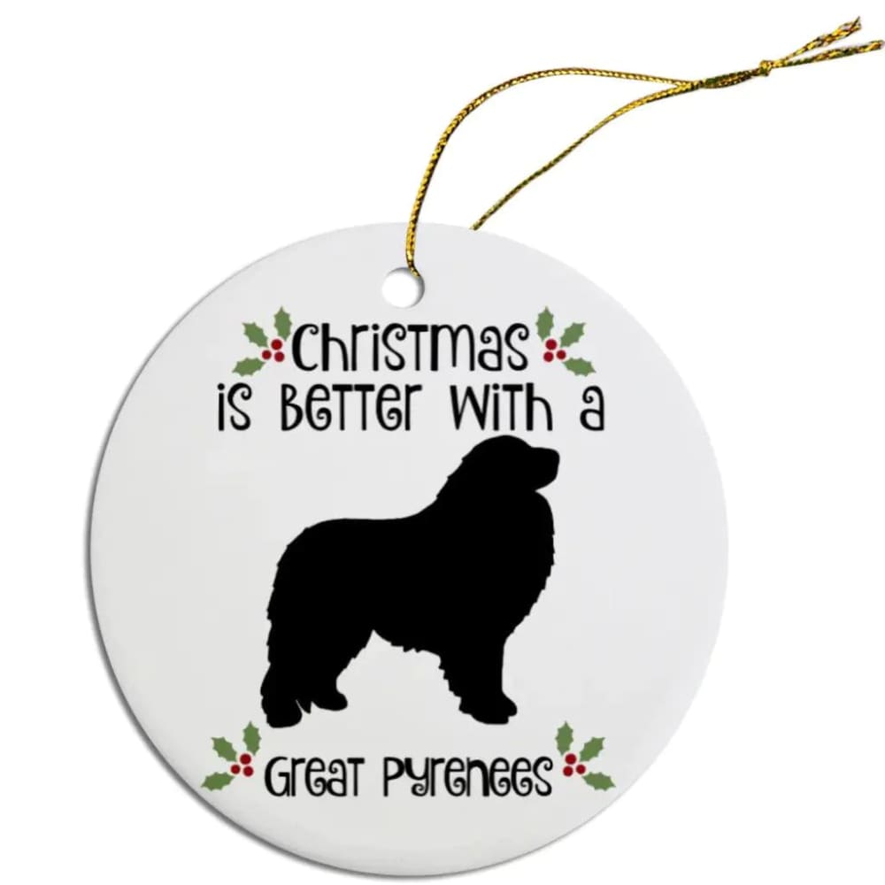 Great Pyrenees Christmas Ornaments - Ornaments