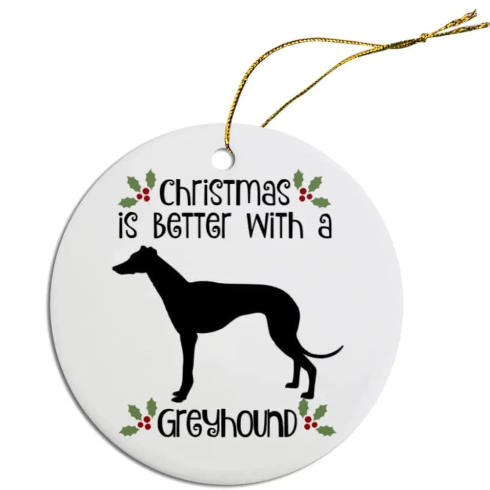 Greyhound Christmas Ornaments - Ornaments