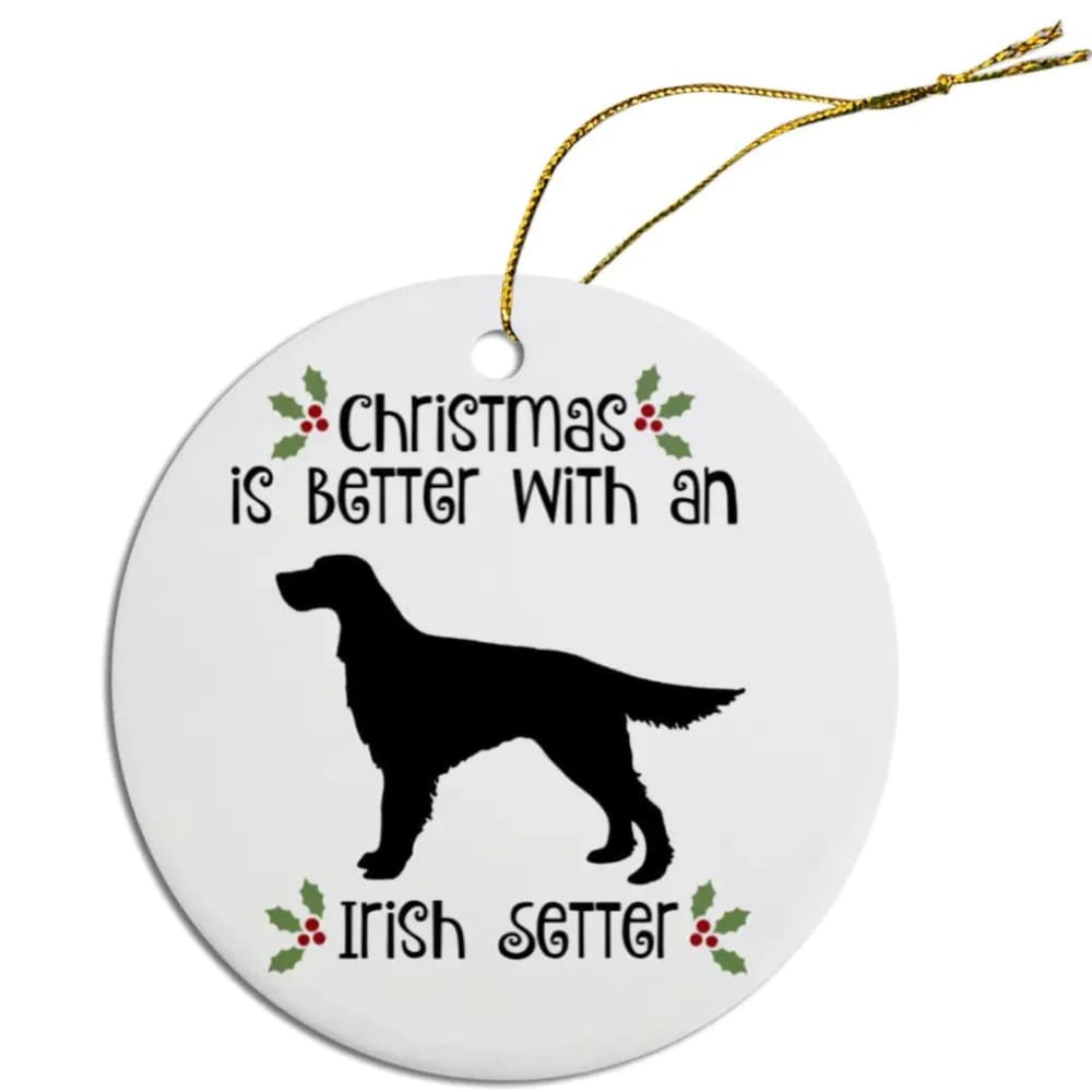 Irish Setter Christmas Ornament - Ornaments