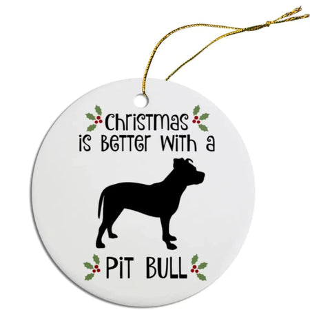 Pit Bull Christmas Ornaments - Ornaments