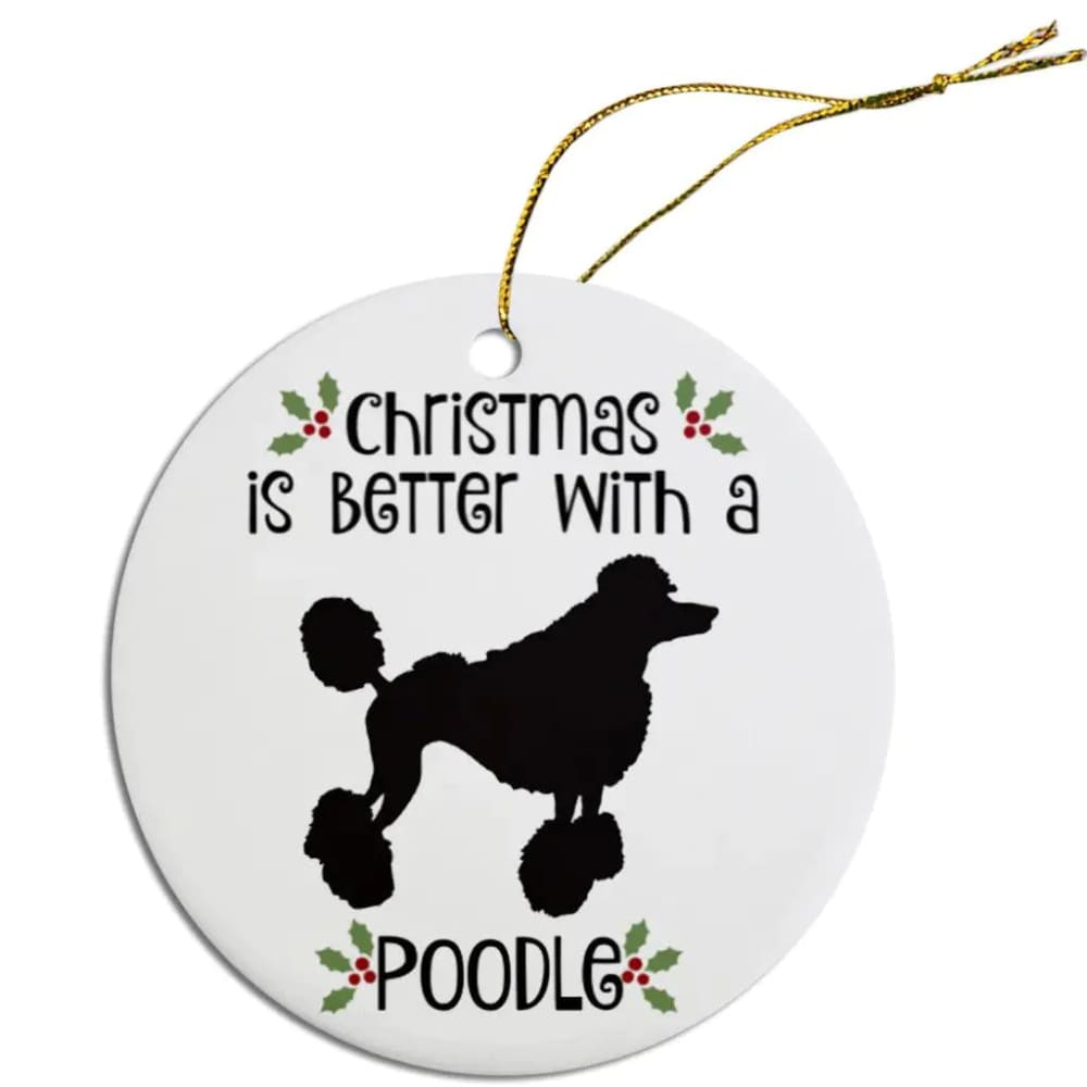 Poodle Christmas Ornaments - Ornaments