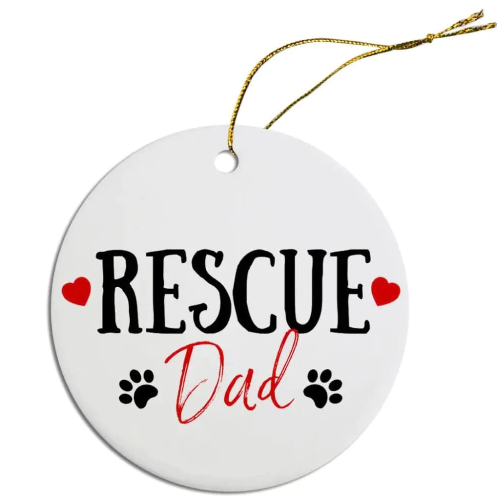 Rescue Dad Christmas Ornament - Ornaments