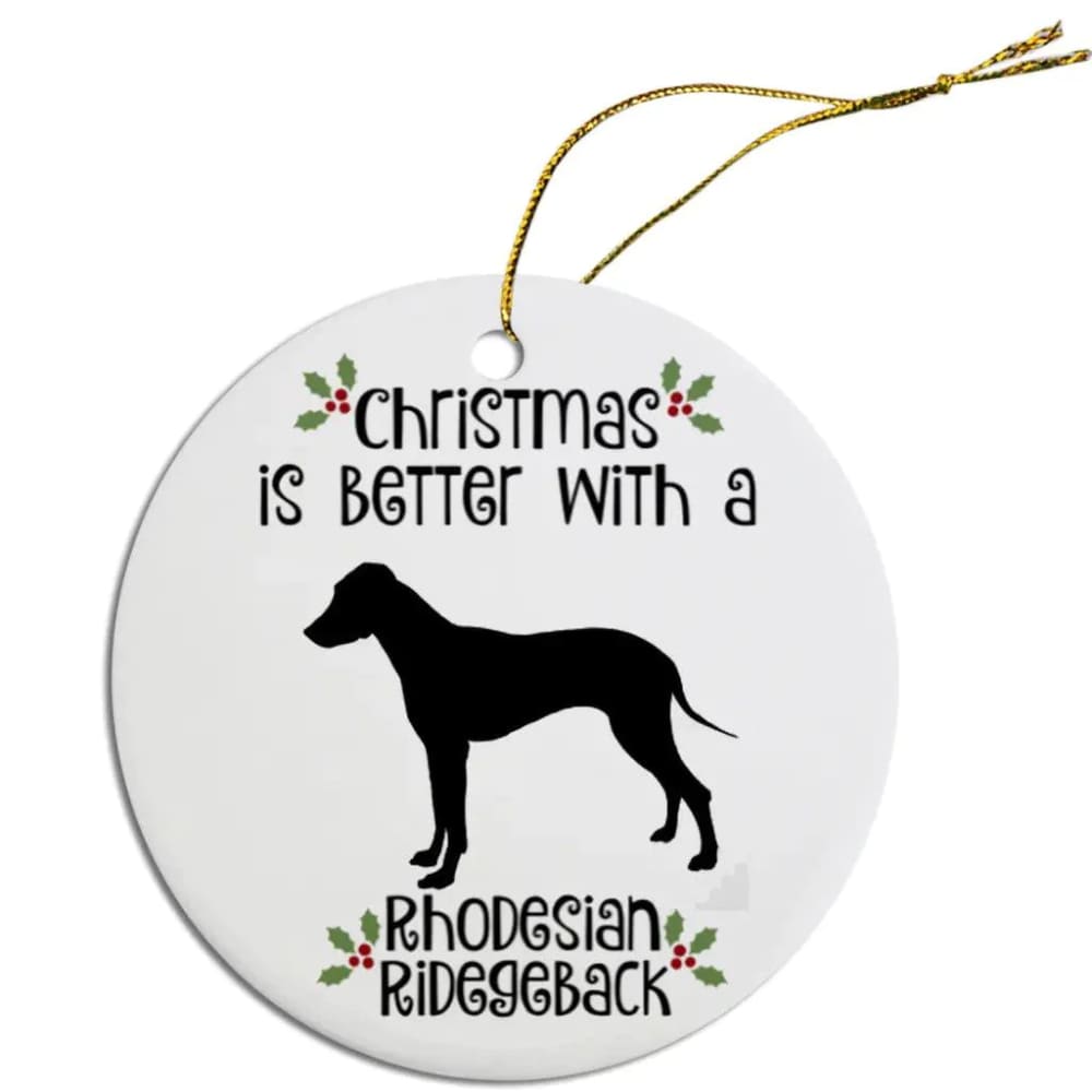 Rhodesian Ridgeback Christmas Ornament - Ornaments