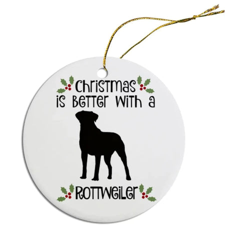 Rottweiler Christmas Ornaments - Ornaments