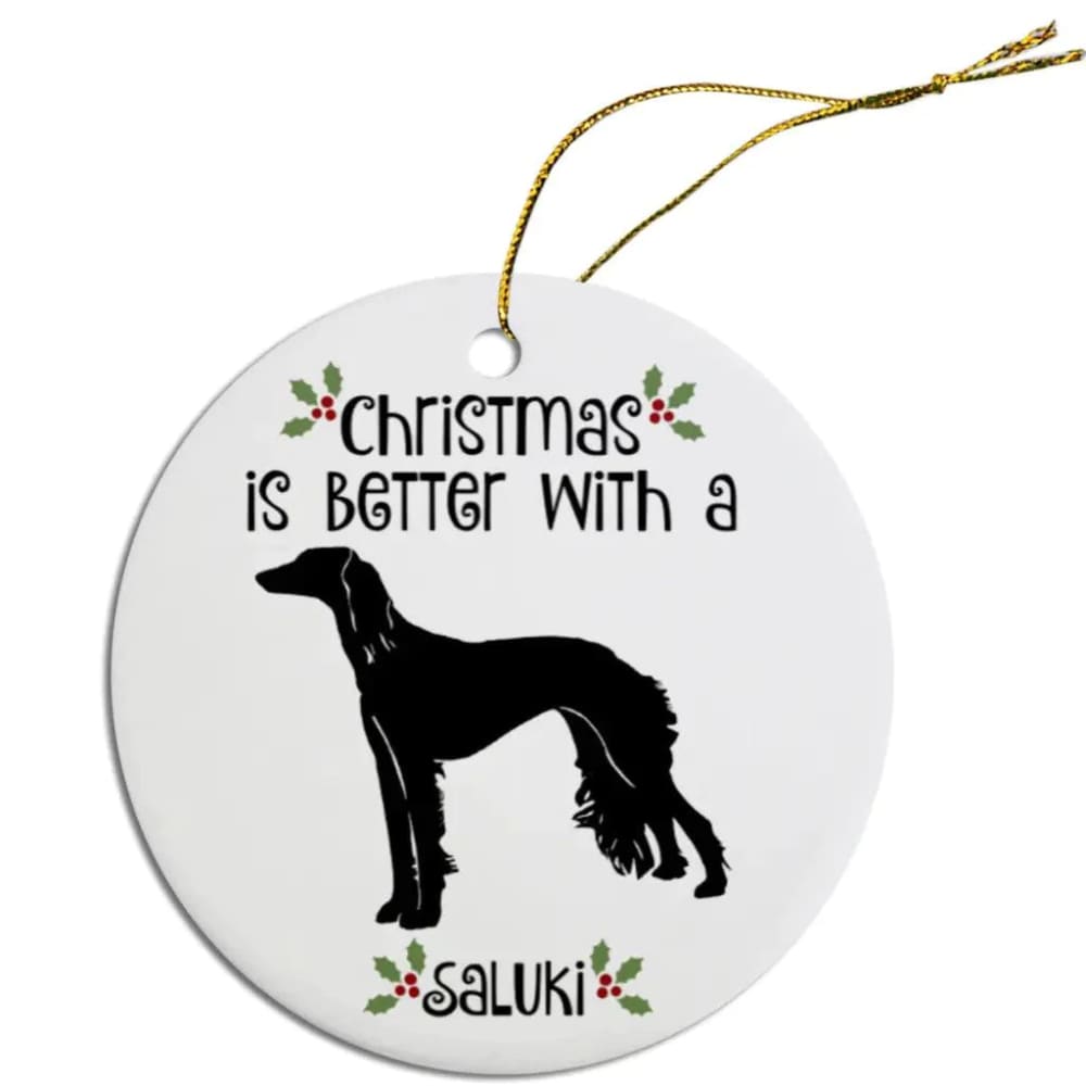 Saluki Christmas Ornament - Ornaments