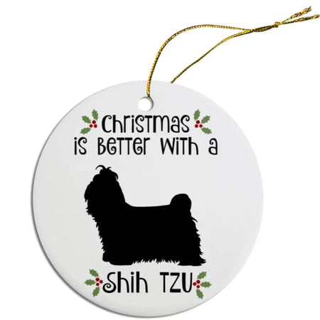 Shih Tzu Christmas Ornaments - Ornaments