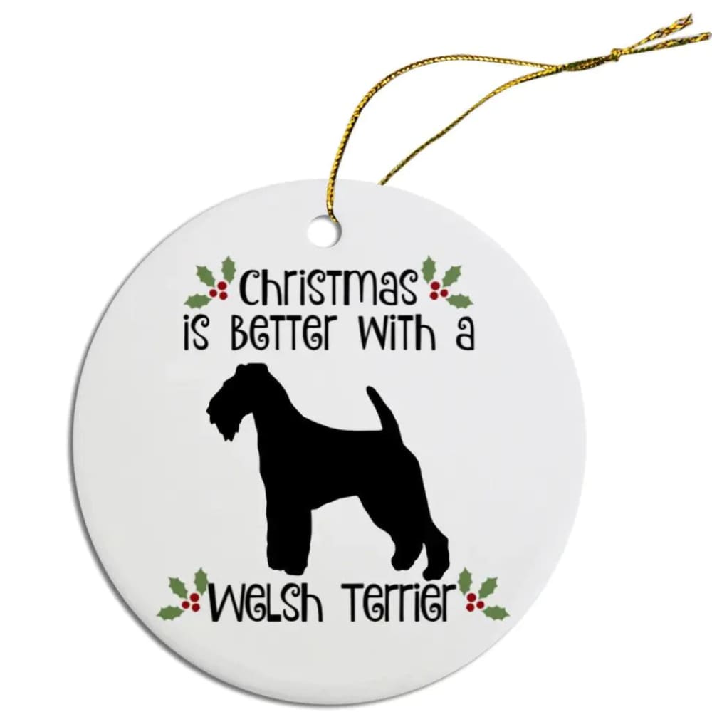 Welsh Terrier Christmas Ornament - Ornaments