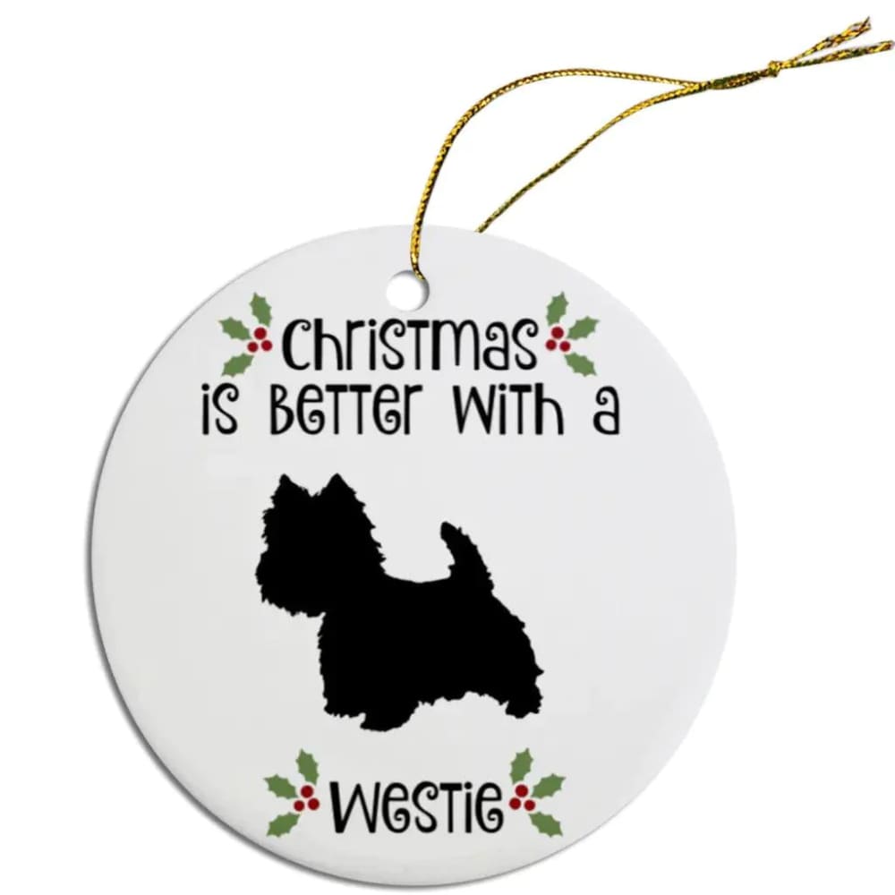 Westie Christmas Ornaments - Ornaments