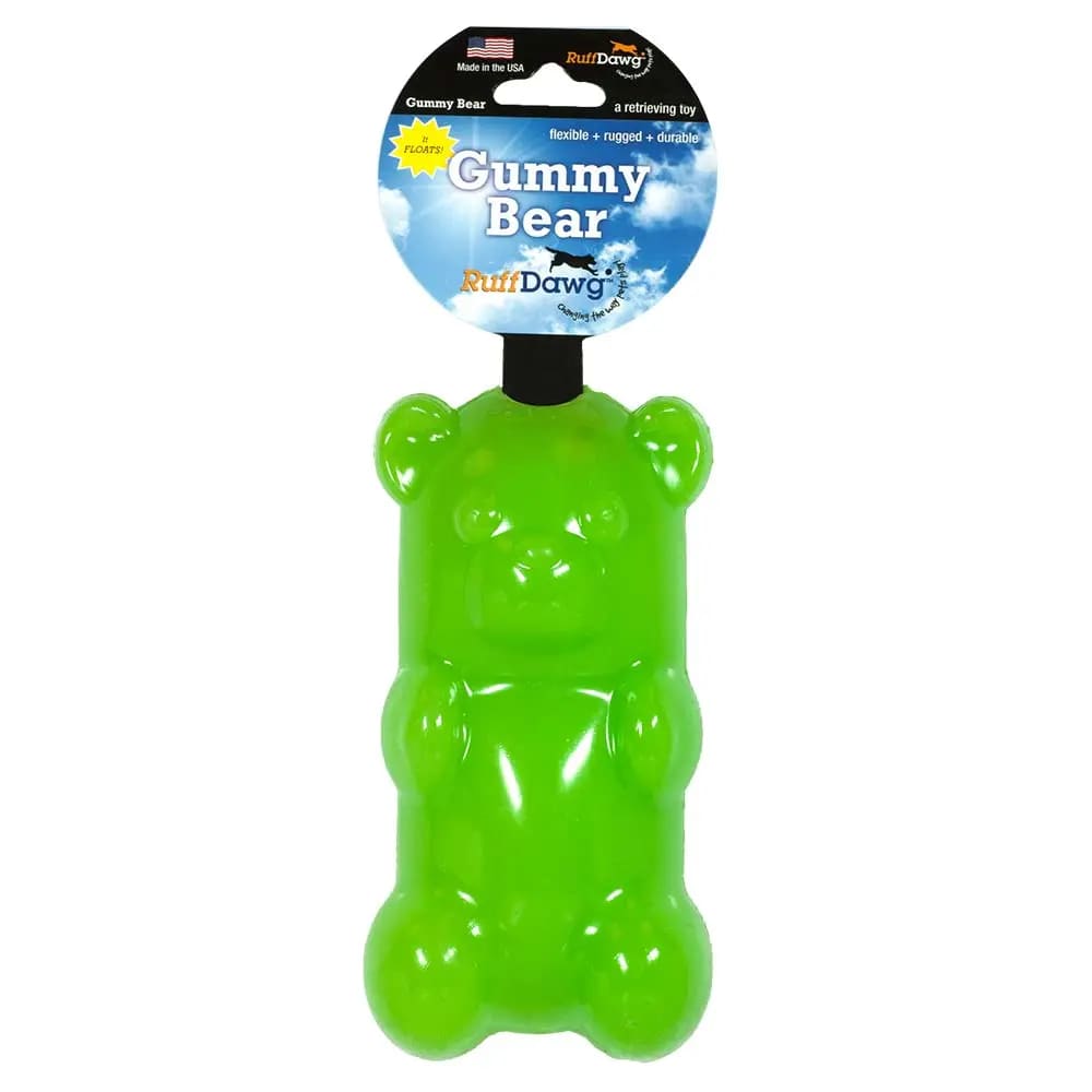 Ruff Dawg GummyBear Dog Toy Assorted 2.5’’ x 2’’ x 6’’