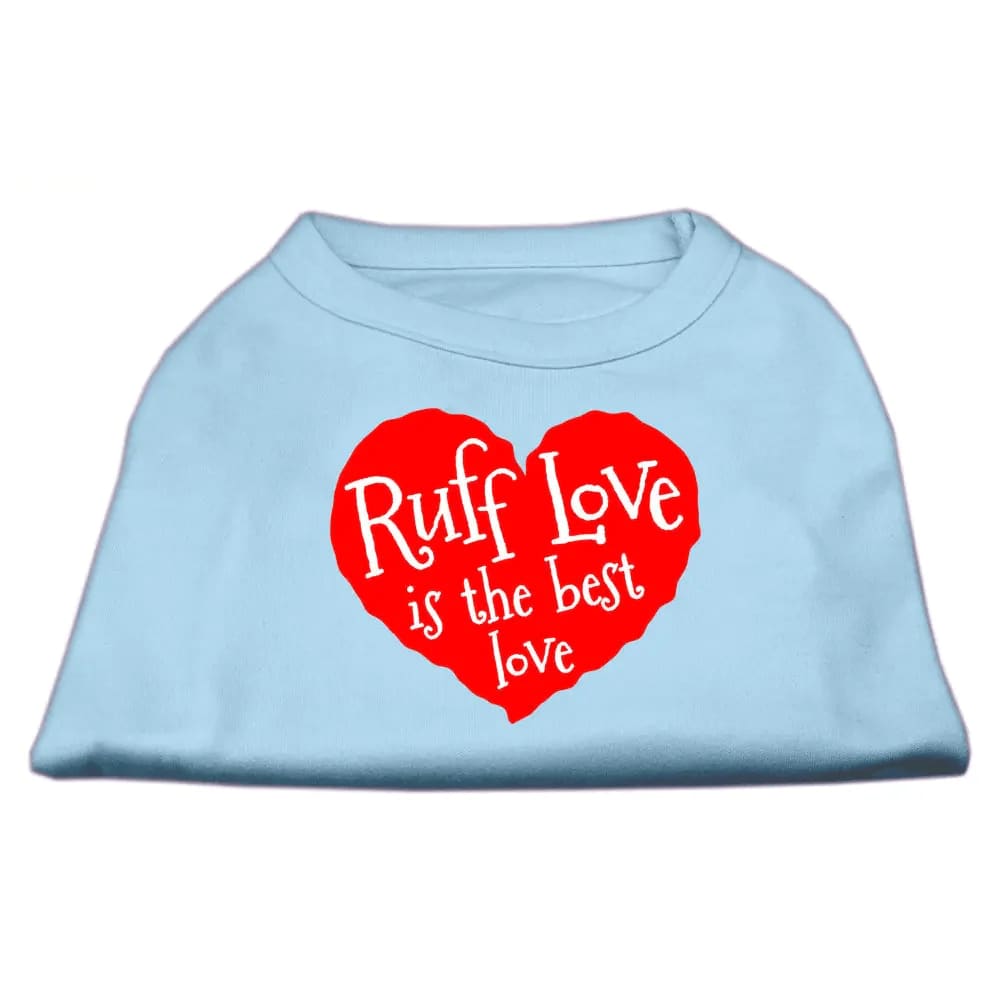 Ruff Love Screen Print Dog Shirt - Screen Print Shirts